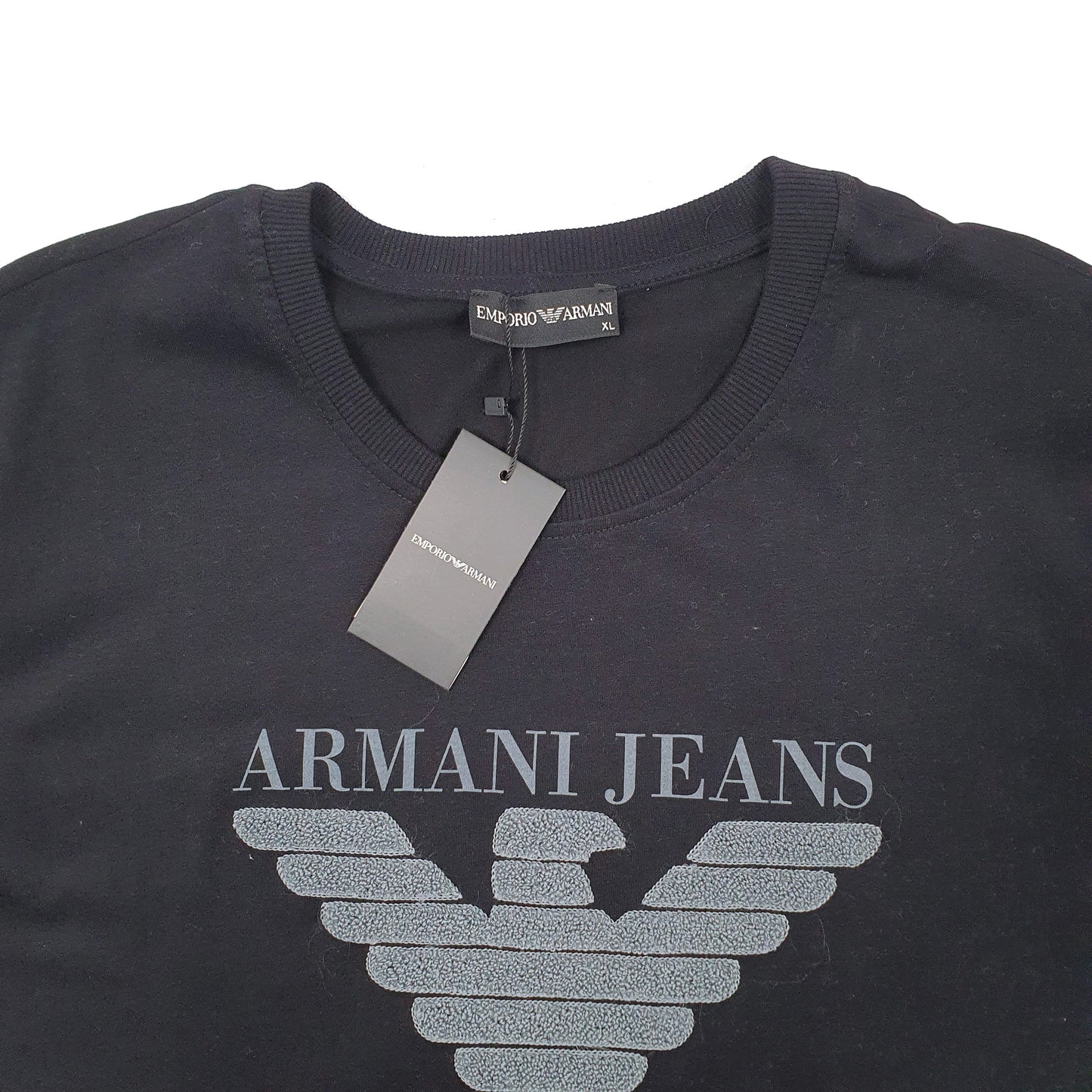 Mens Black Emporio Armani Jeans BNWT Short Sleeve T Shirt
