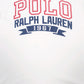 Mens White Polo Ralph Lauren Spellout Short Sleeve T Shirt