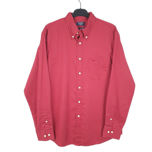 Mens Red Dockers  Long Sleeve Shirt