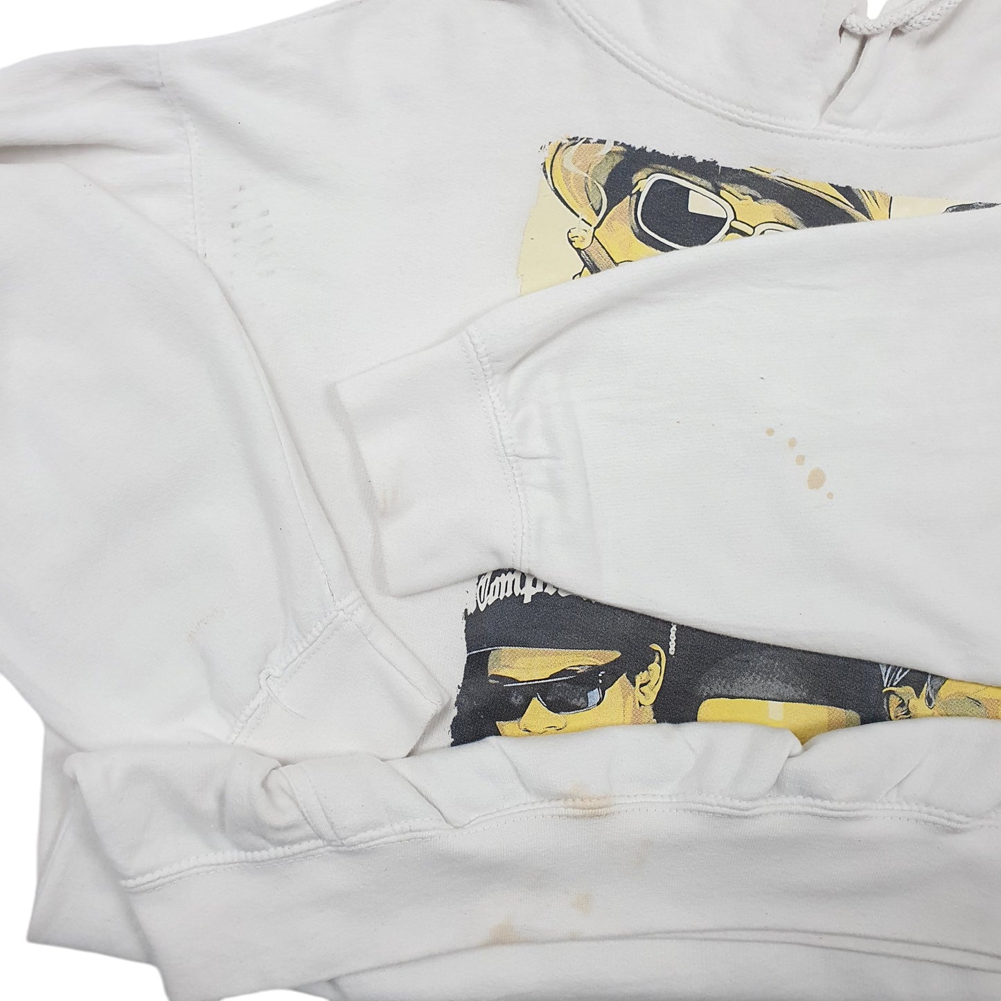 Mens White Andson Apparel Urban HipHop Rappers Hoodie Jumper