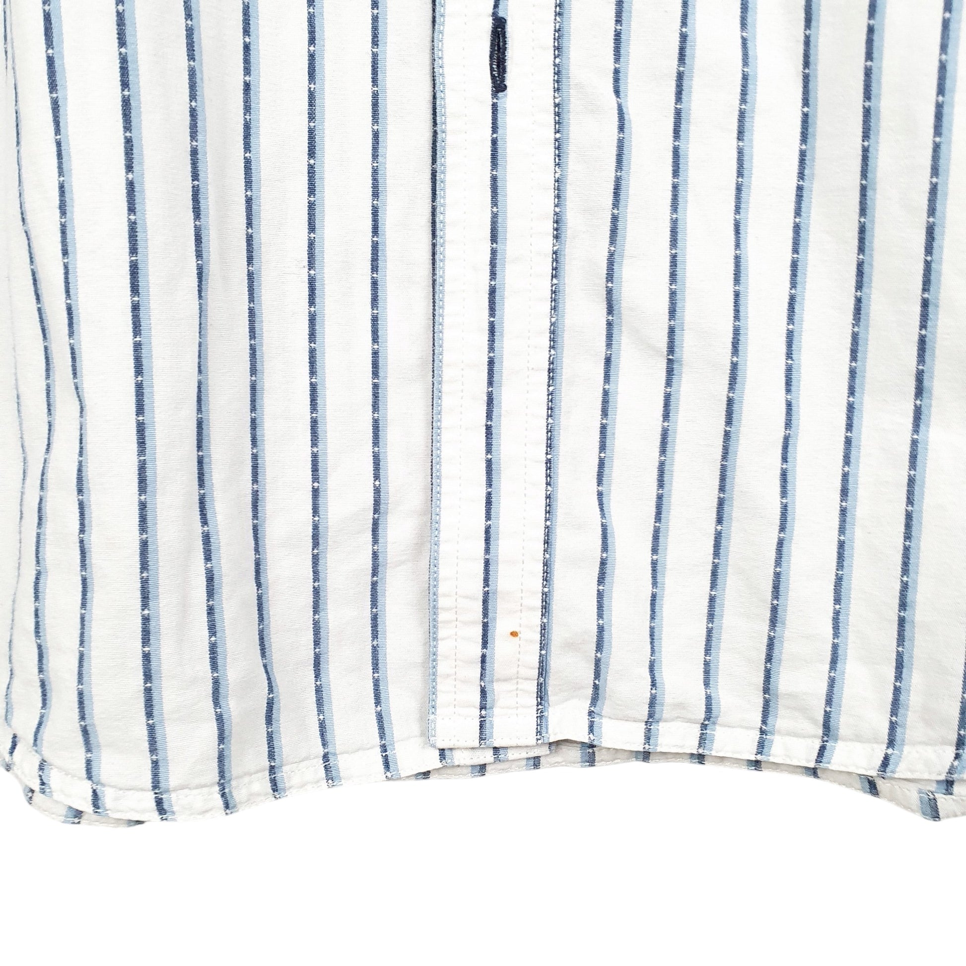 Mens White L.L.Bean Tall Long Sleeve Shirt