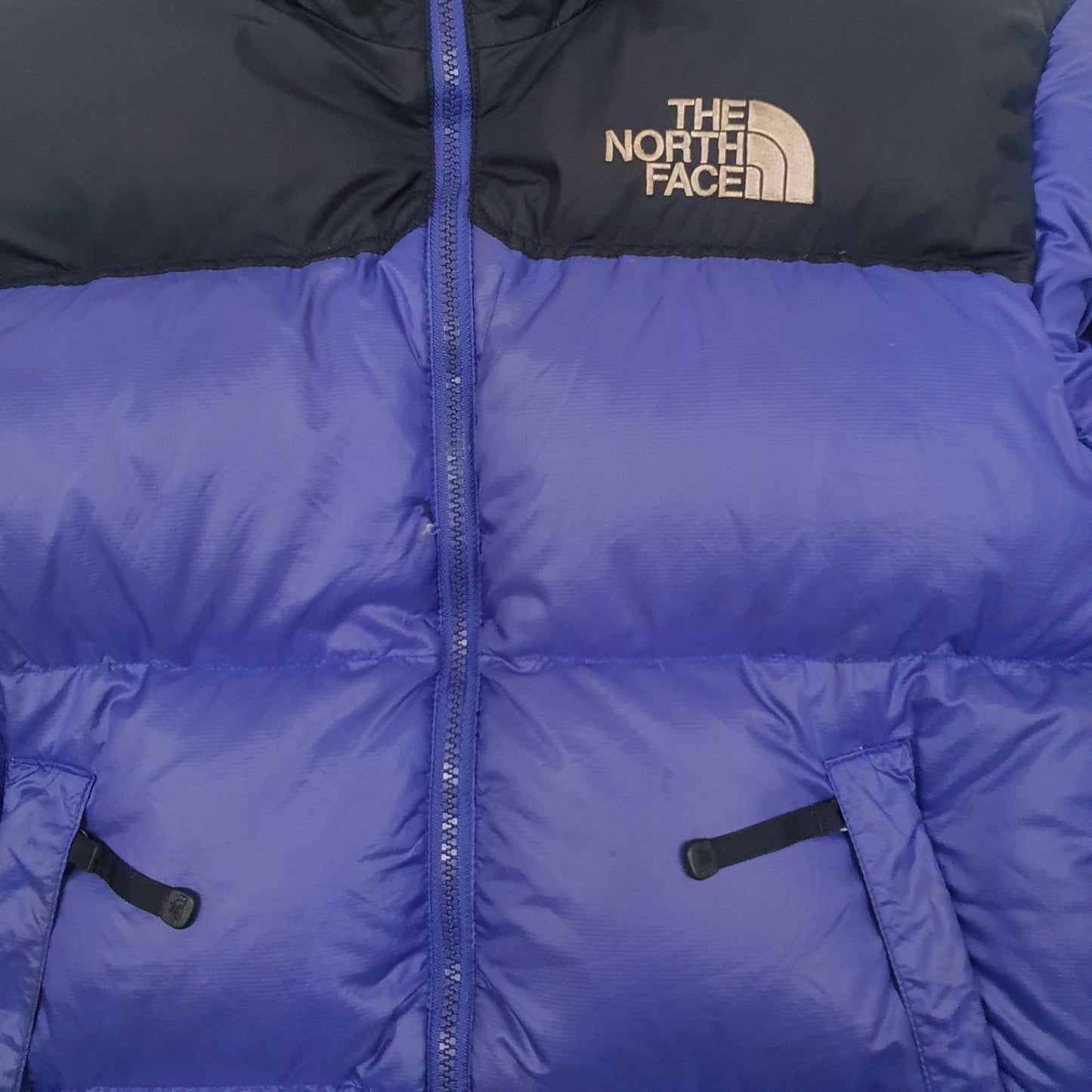 Mens Blue The North Face Nuptse 700  Coat