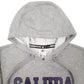 Mens Grey Adidas Saluda Soccer Hoodie Jumper