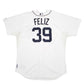 Mens White MLB MLB Baseball Jersey Short Sleeve T Shirt