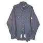 Mens Navy Bulwark Flame Resistant Workwear Long Sleeve Shirt