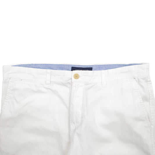 Mens White Tommy Hilfiger  Chino Trousers