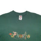 Mens Green Fruit Of The Loom Up Nodth Spellout Crewneck Jumper