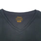 Mens Black Polo Ralph Lauren V Neck Long Sleeve T Shirt