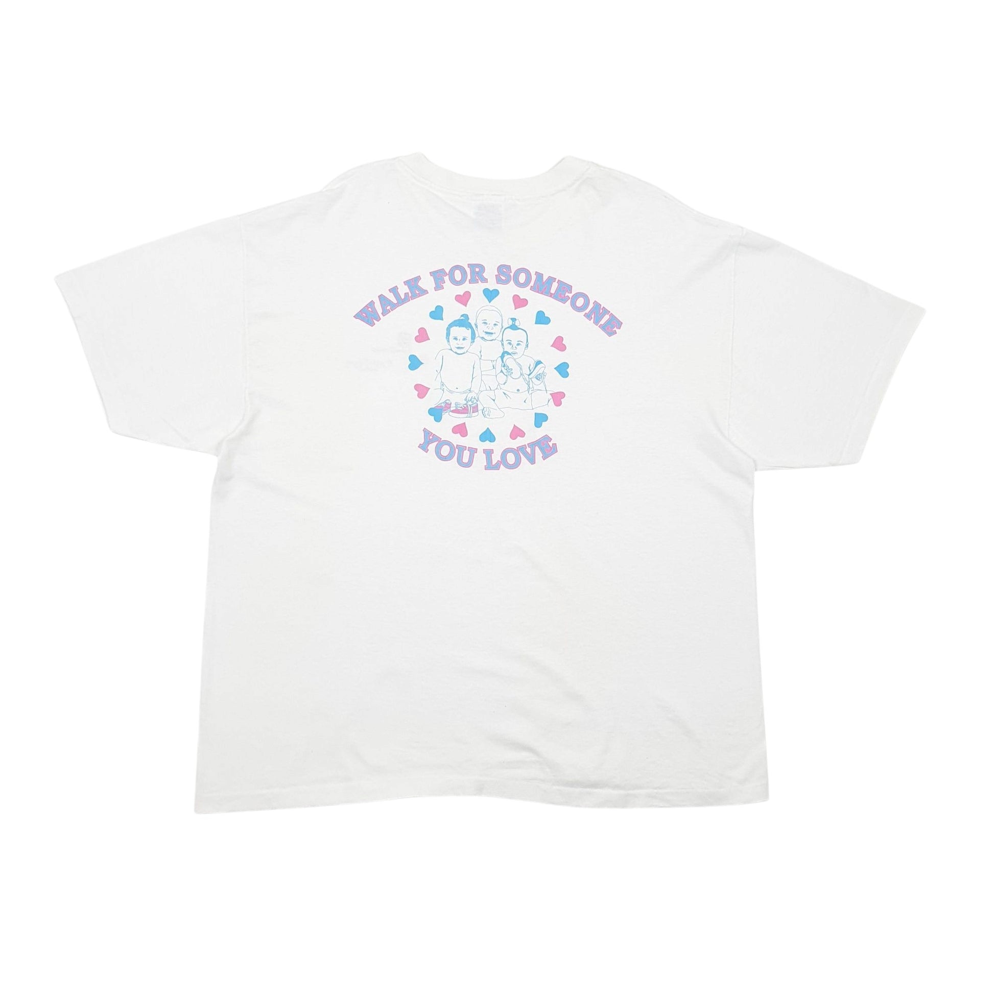 Mens White Hanes Single Stitch Vintage 90s Short Sleeve T Shirt