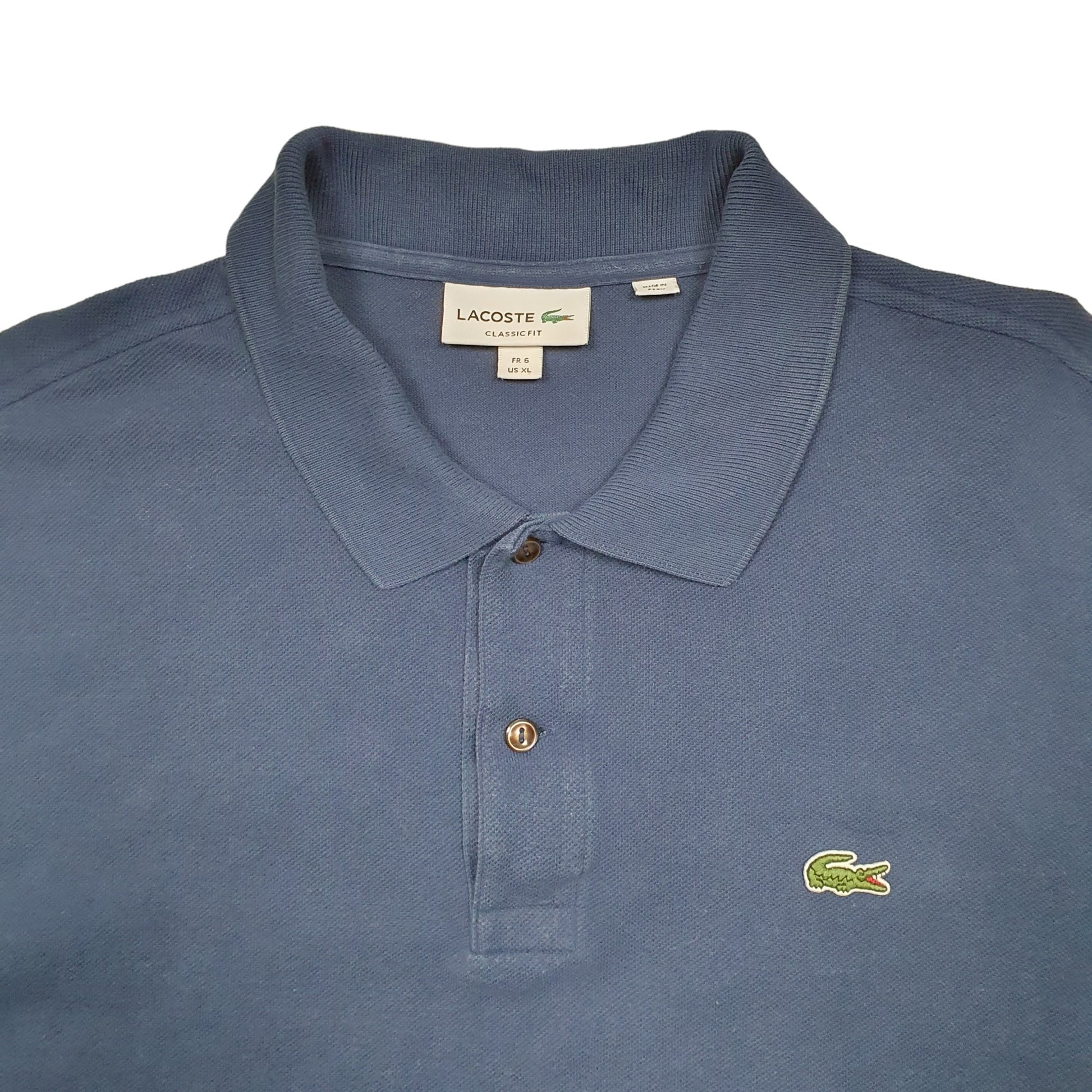Mens Navy Lacoste  Short Sleeve Polo Shirt