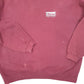 Mens Burgundy Lee Vintage Heavyweight Parker Brass Division Crewneck Jumper