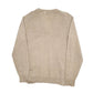 Mens Beige Pringle Vintage 1950s 60s Scotland V Neck Jumper