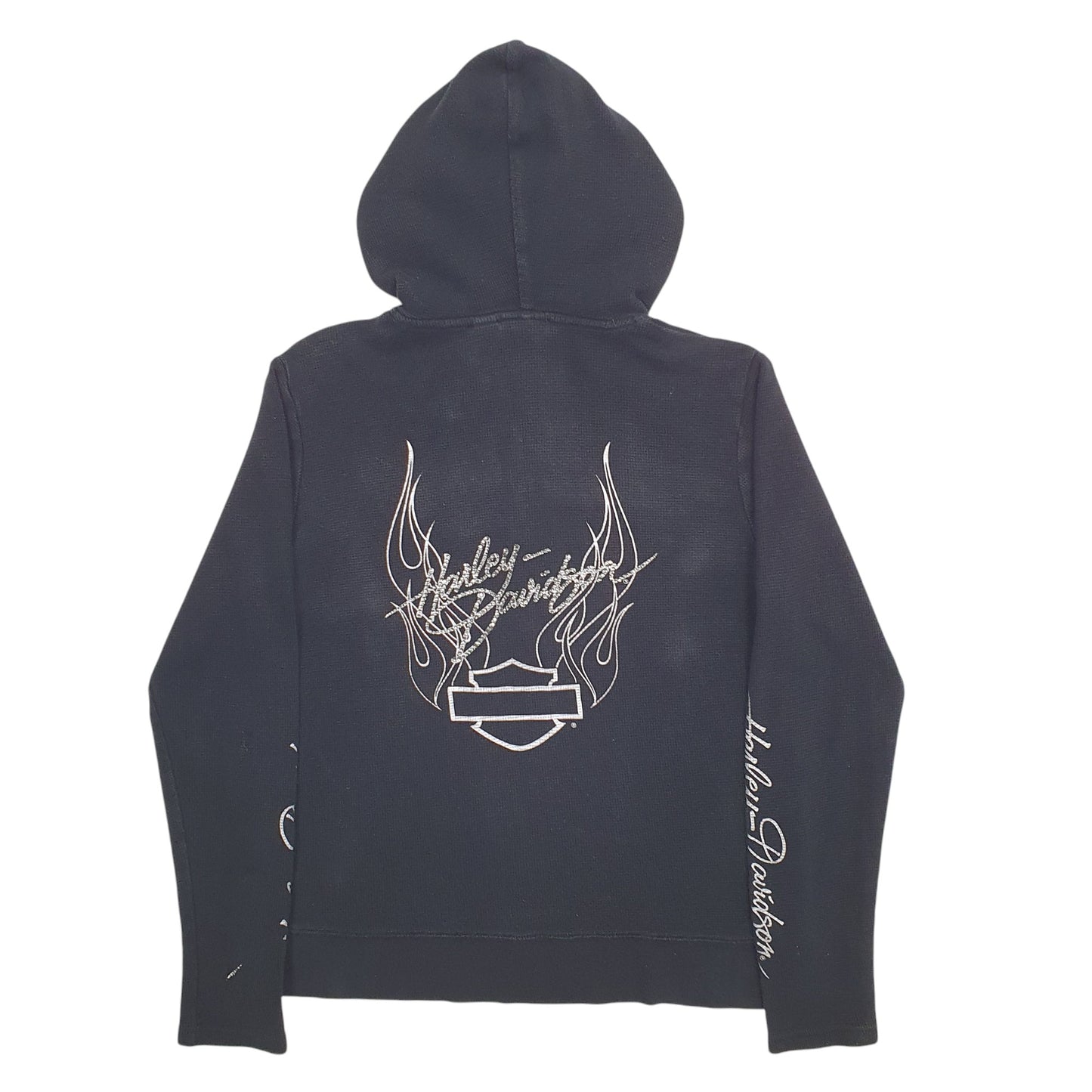 Womens Black Harley Davidson  Hoodie Jumper