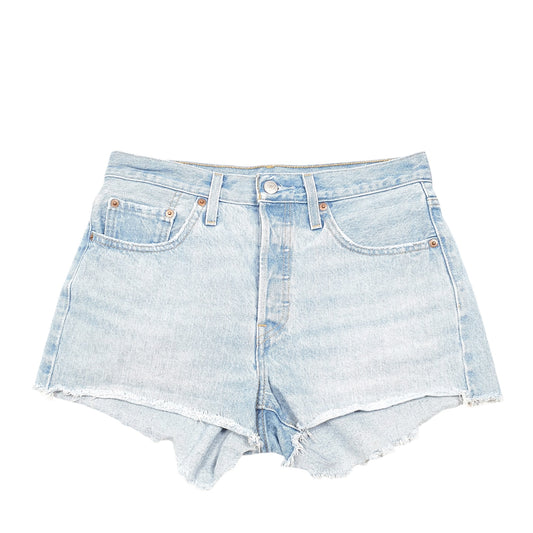 Womens Blue Levis 501 Jorts Hot Pants Denim Shorts