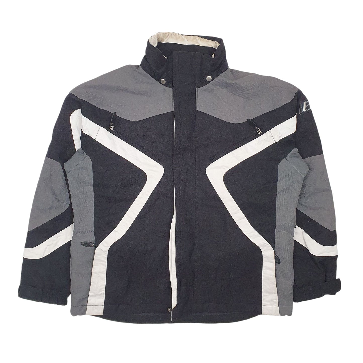 Mens Black Emotional Quality Biker  Coat