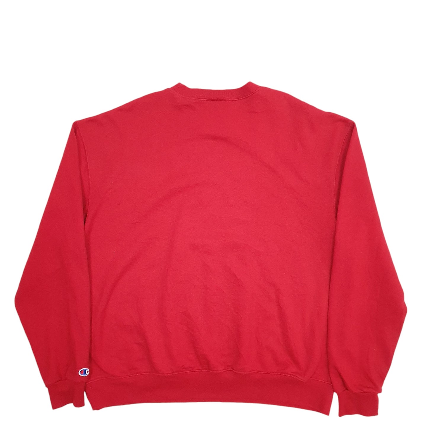 Mens Red Champion  Crewneck Jumper