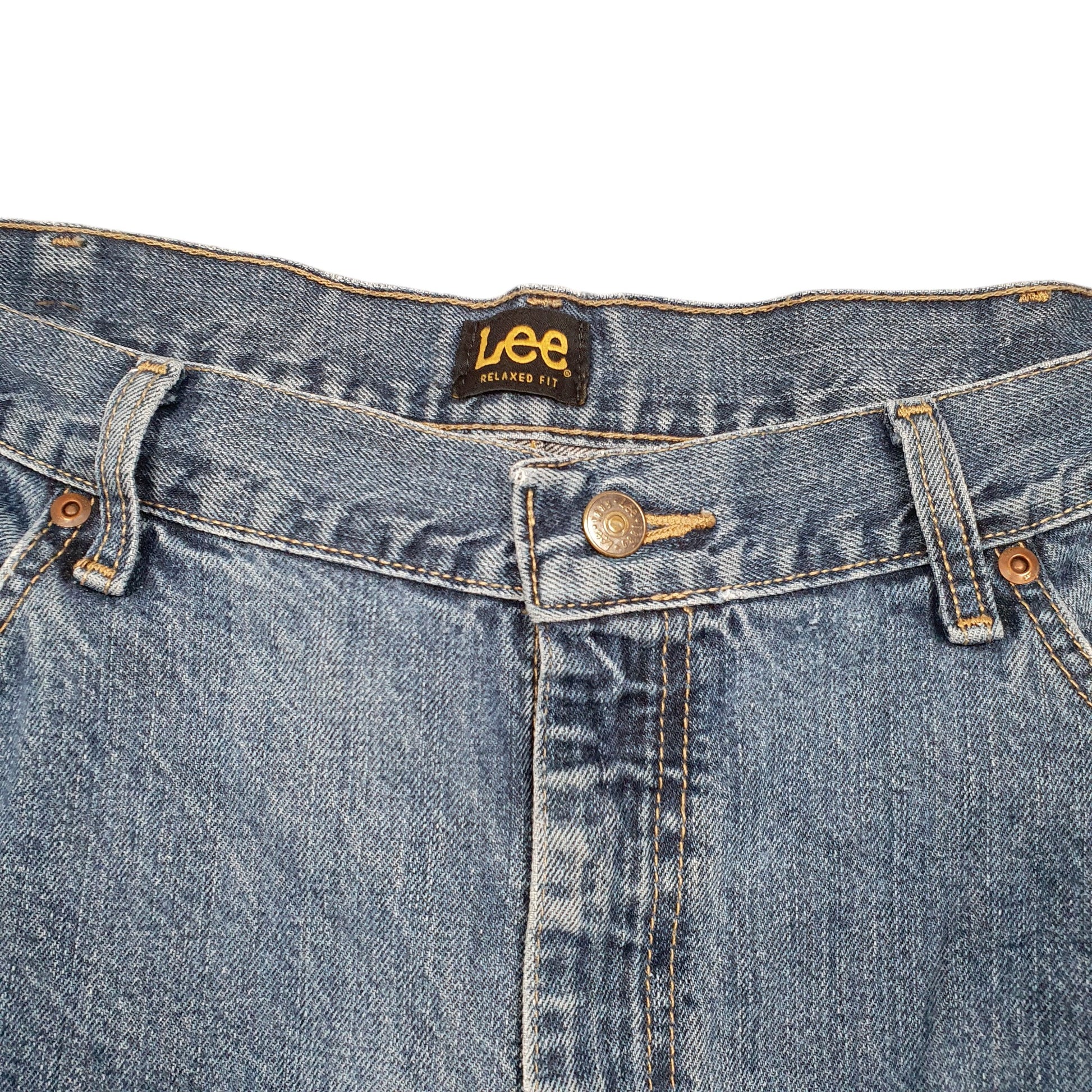 Mens Blue Lee Relaxed Casual JeansW40 L34