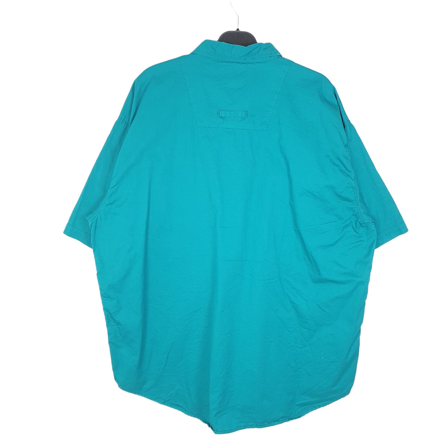 Mens Green Dockers Workwear Short Sleeve Shirt