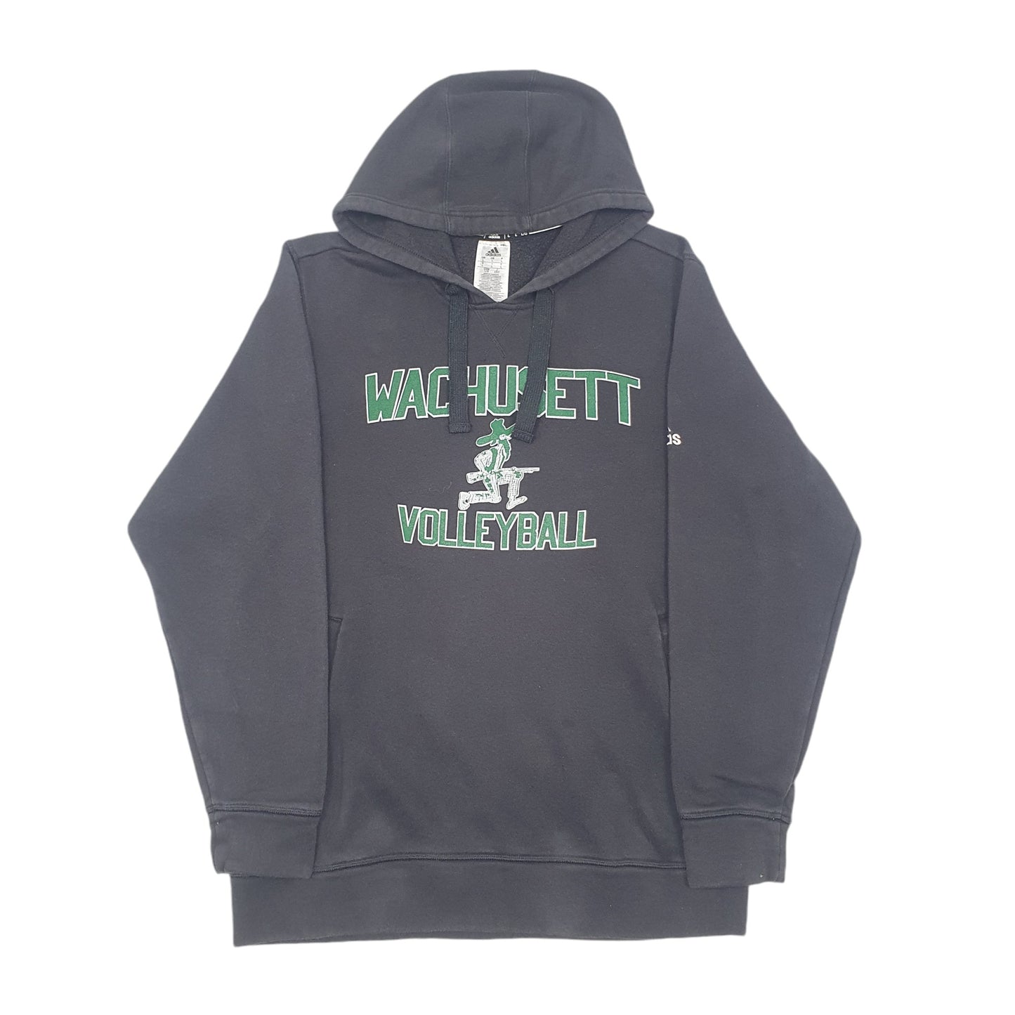 Mens Black Adidas Wachusett Volleyball Hoodie Jumper