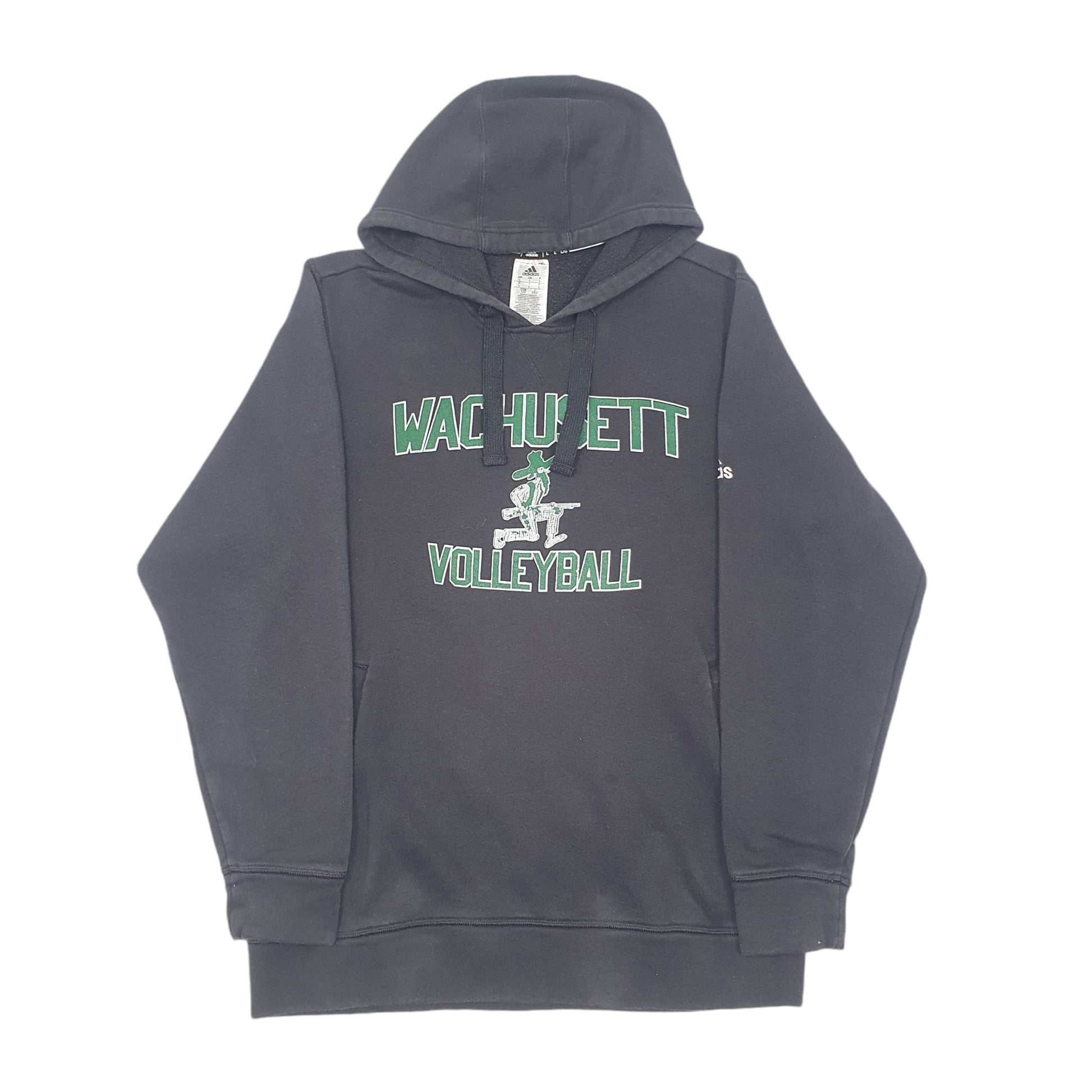Mens Black Adidas Wachusett Volleyball Hoodie Jumper