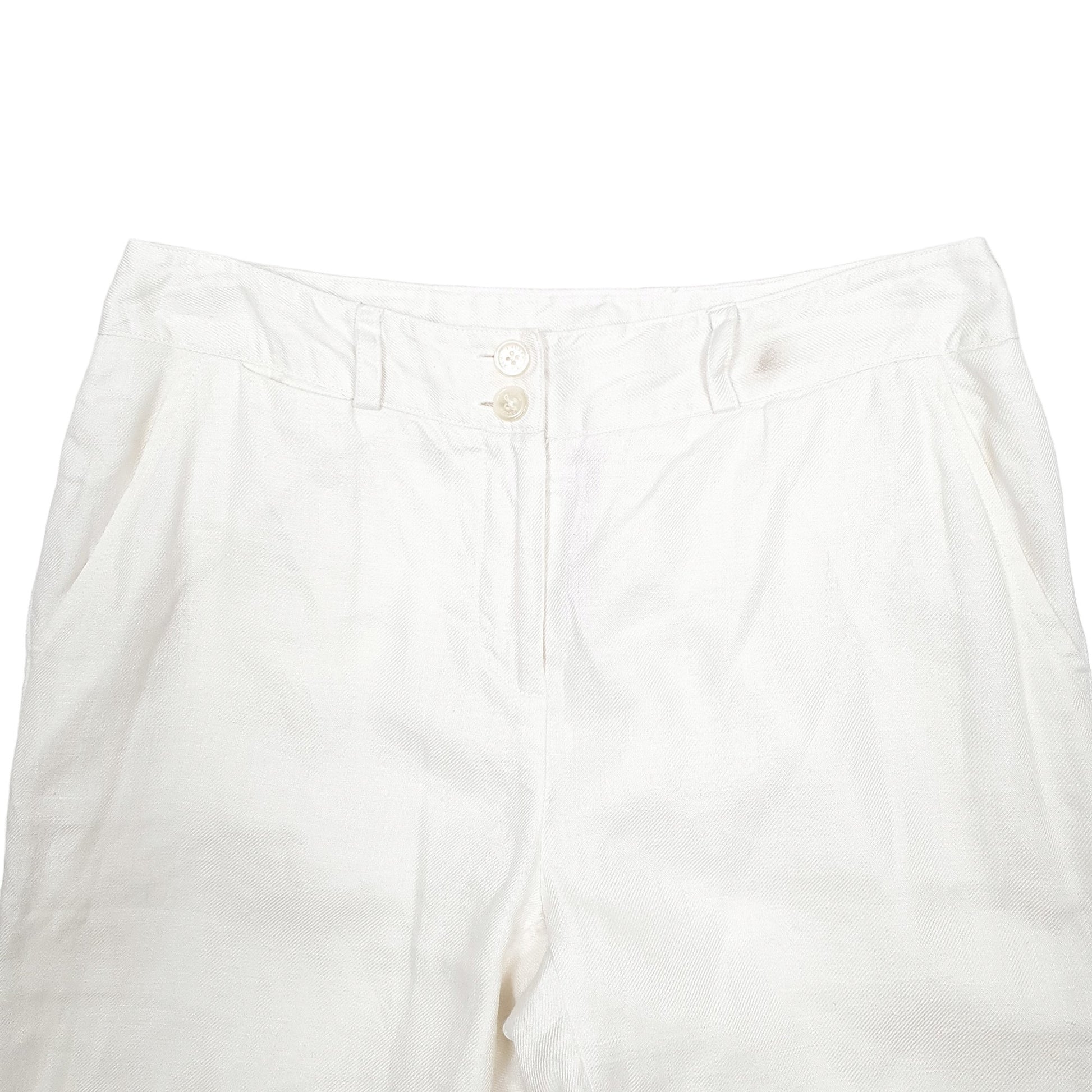 Womens White Ralph Lauren  Chino Trousers