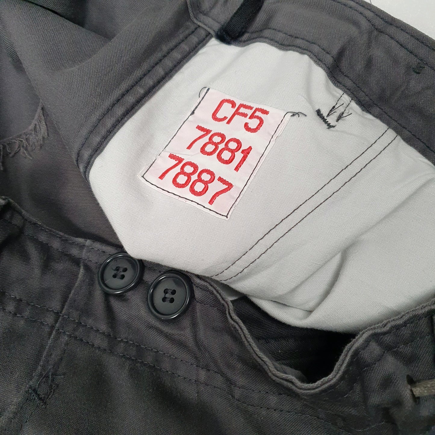 Mens Grey Unbranded Workwear Military Cargo Trousers