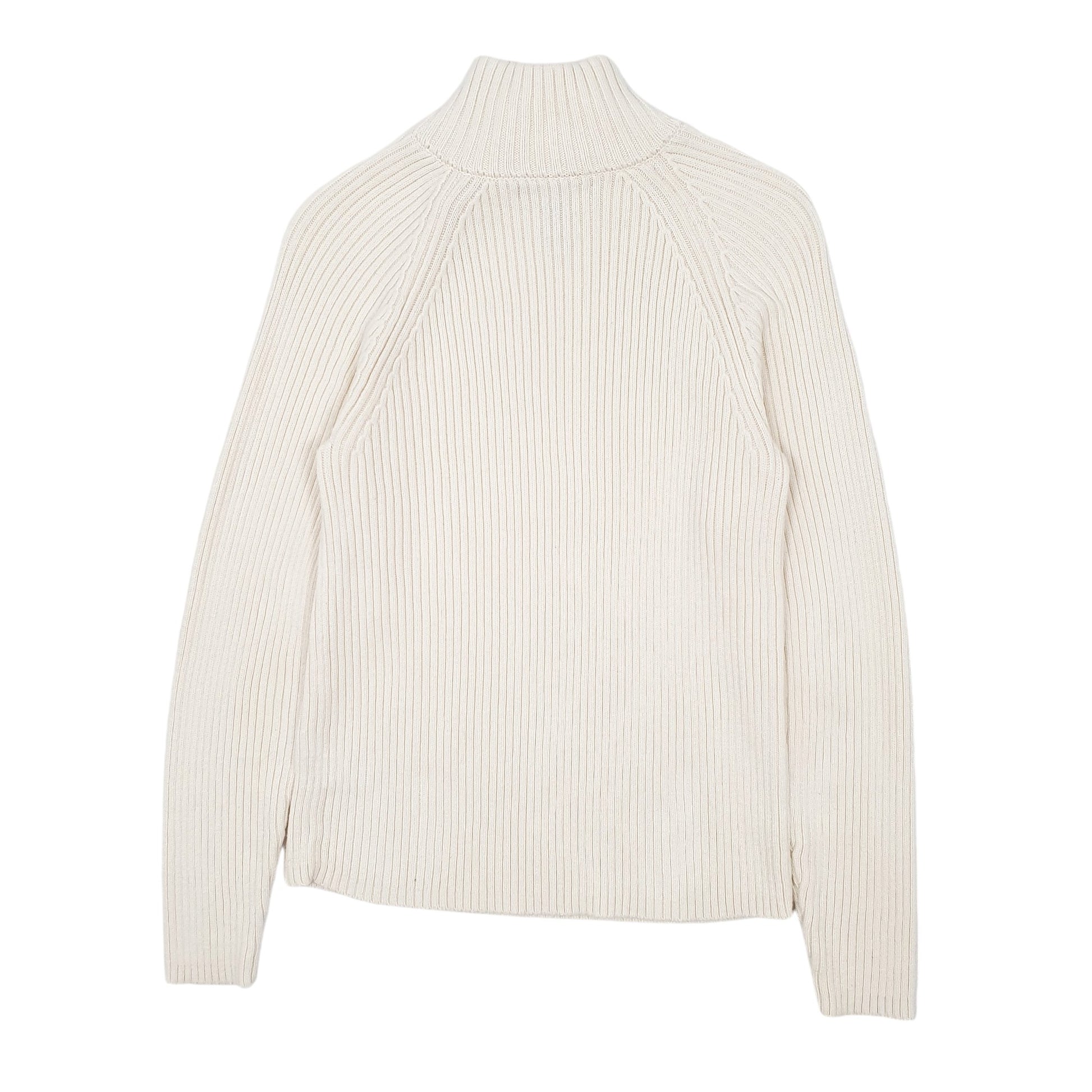 Womens Cream Ralph Lauren Cable Knit Turtle Neck Jumper