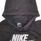 Mens Black Nike Spellout Hoodie Jumper