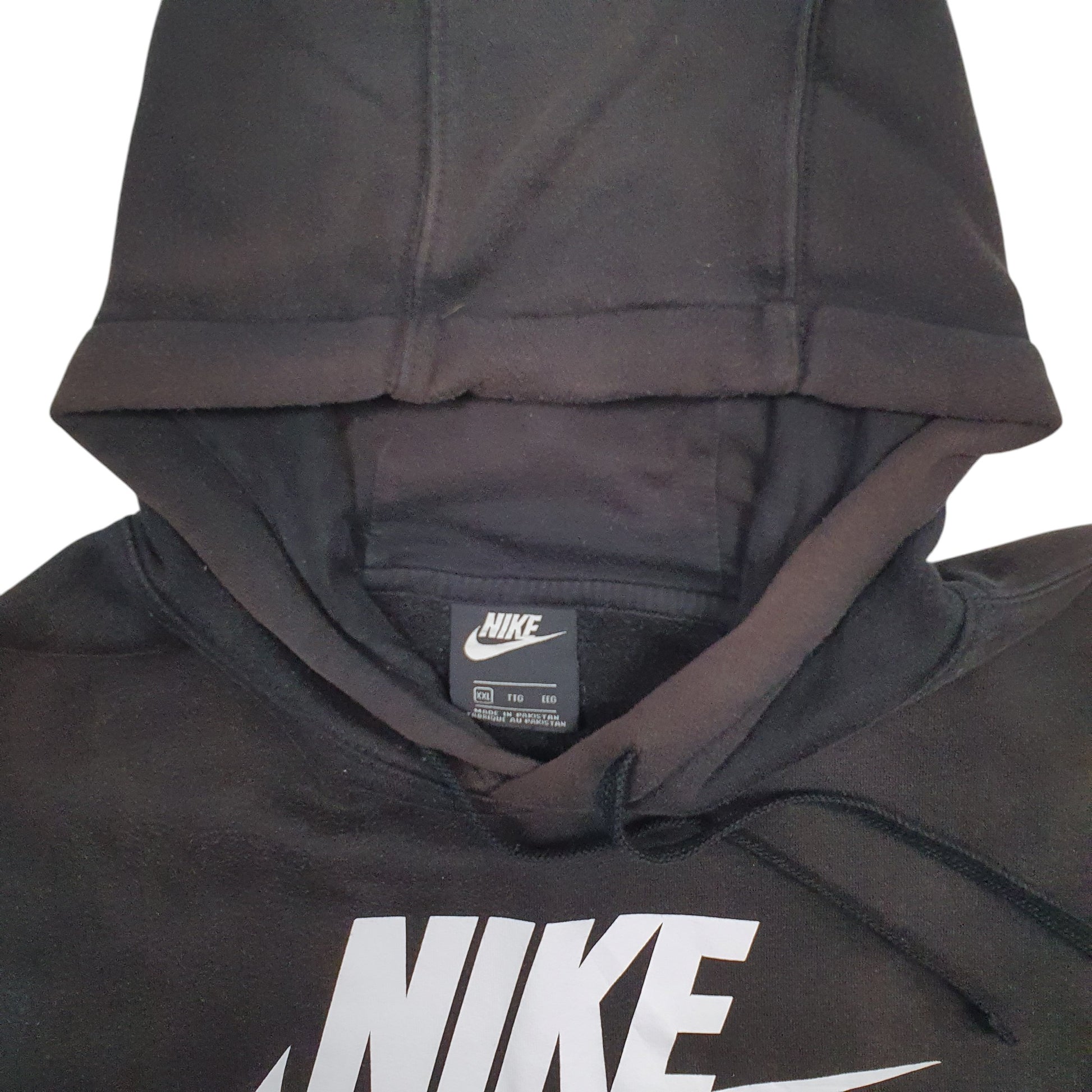 Mens Black Nike Spellout Hoodie Jumper