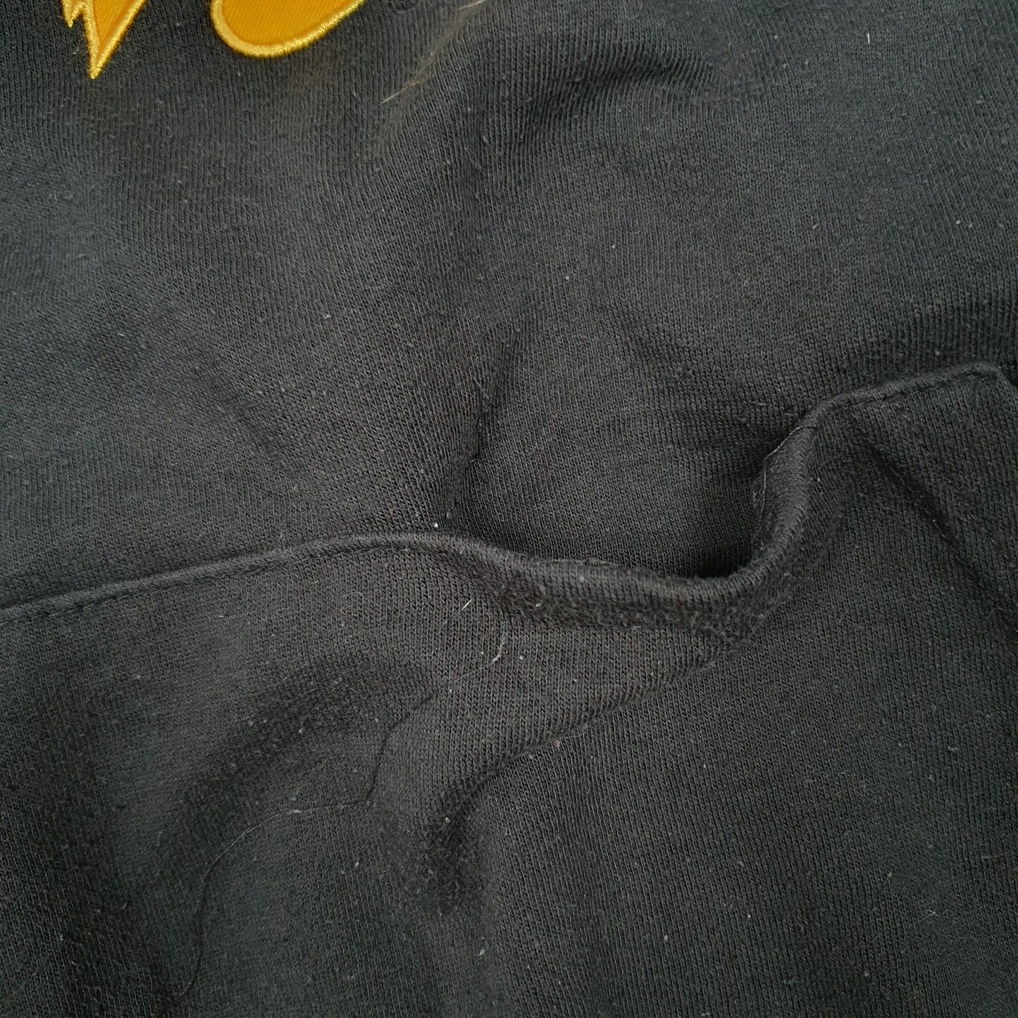 Mens Black Stadium Athletics Iowa Hawkeyes American Football Hoodie Jumper