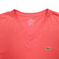 Mens Pink Lacoste  Short Sleeve T Shirt