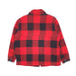 Mens Red Woolrich Vintage 1980s Mackinaw Plaid Hunting  Coat