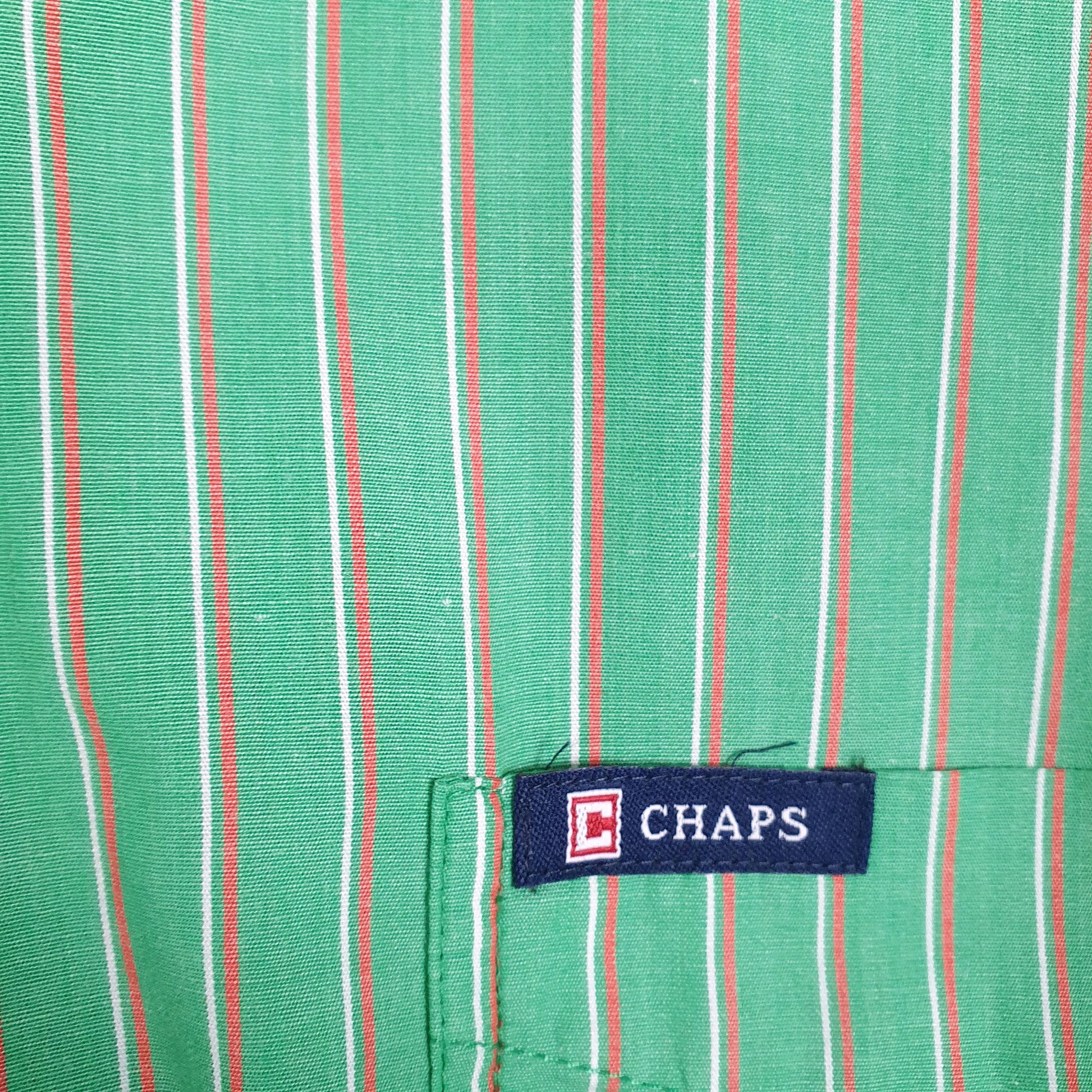 Mens Green Chaps  Long Sleeve Shirt