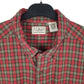 Mens Red L.L.Bean Tartan Flannel Long Sleeve Shirt