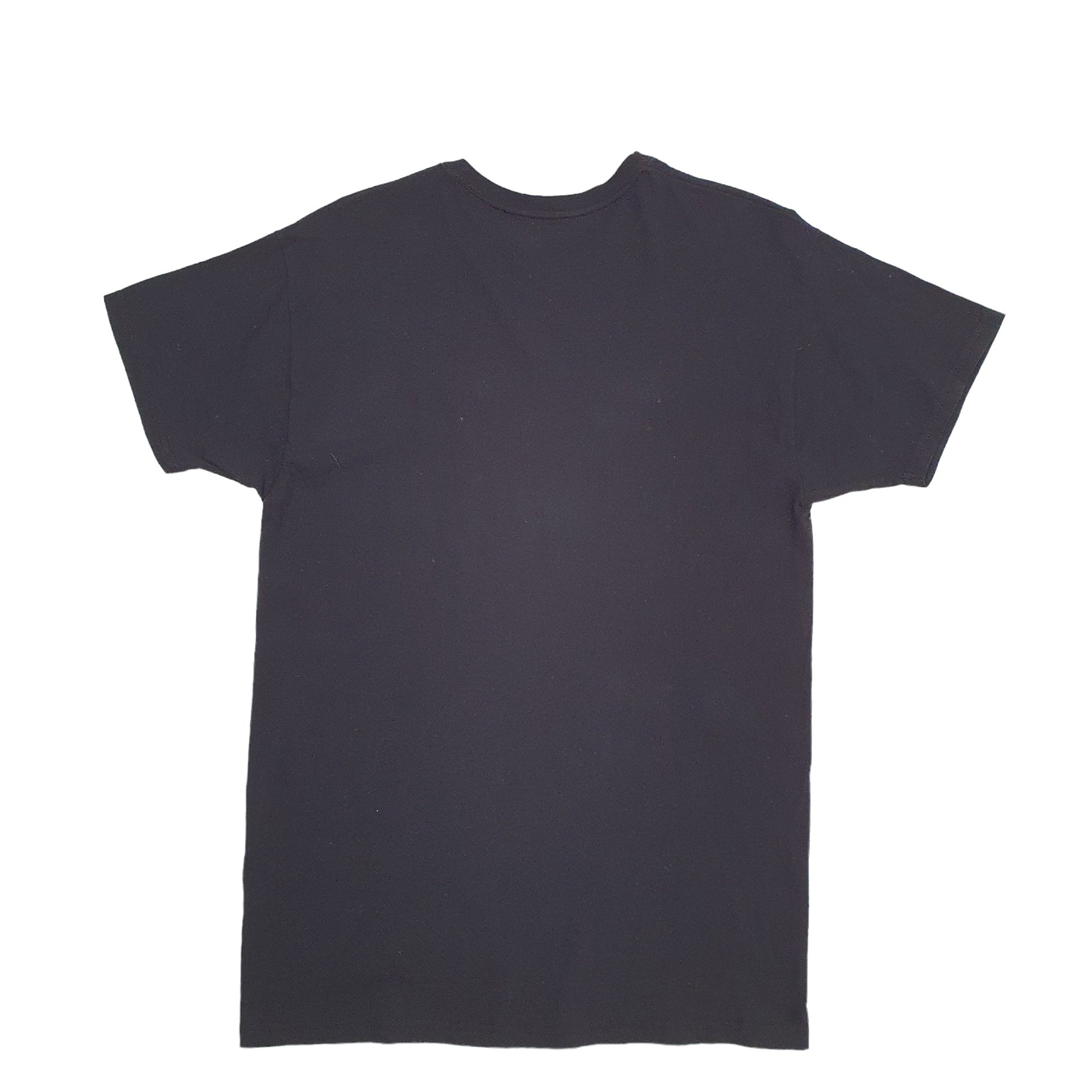 Mens Black Hanes  Short Sleeve T Shirt