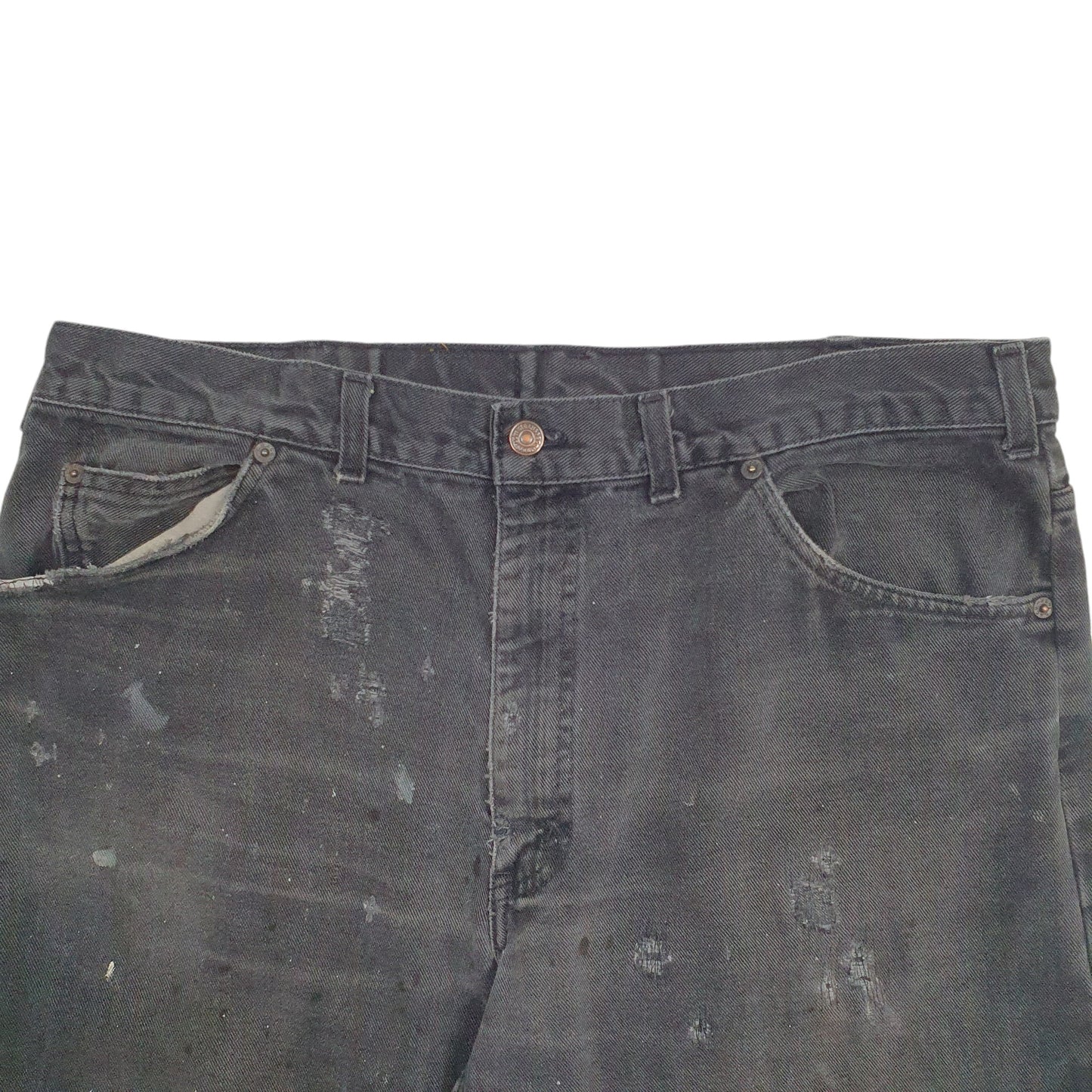 Mens Black Levis Orange Tab Vintage 90's Casual JeansW38 L30