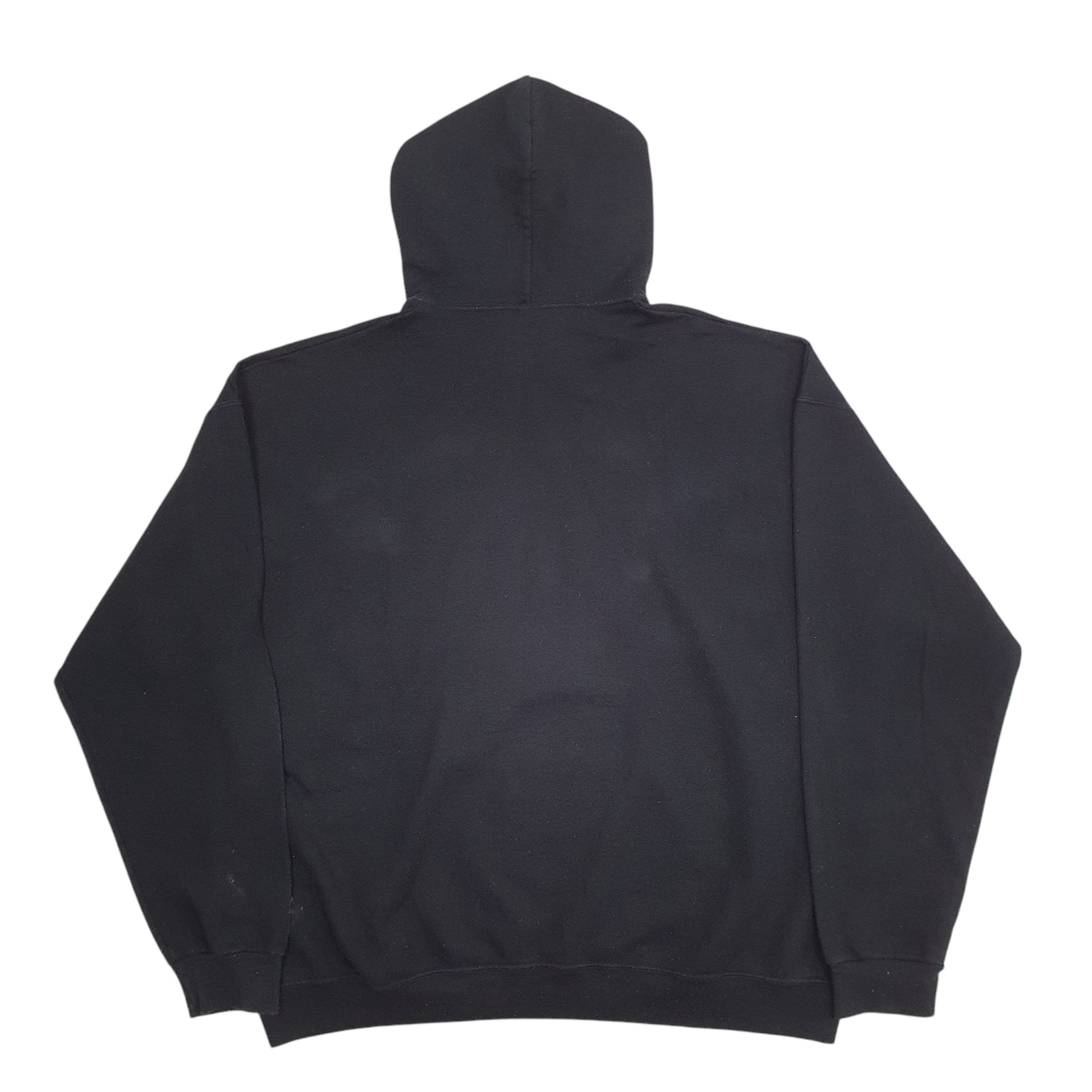 Mens Black Champion Spellout Hoodie Jumper