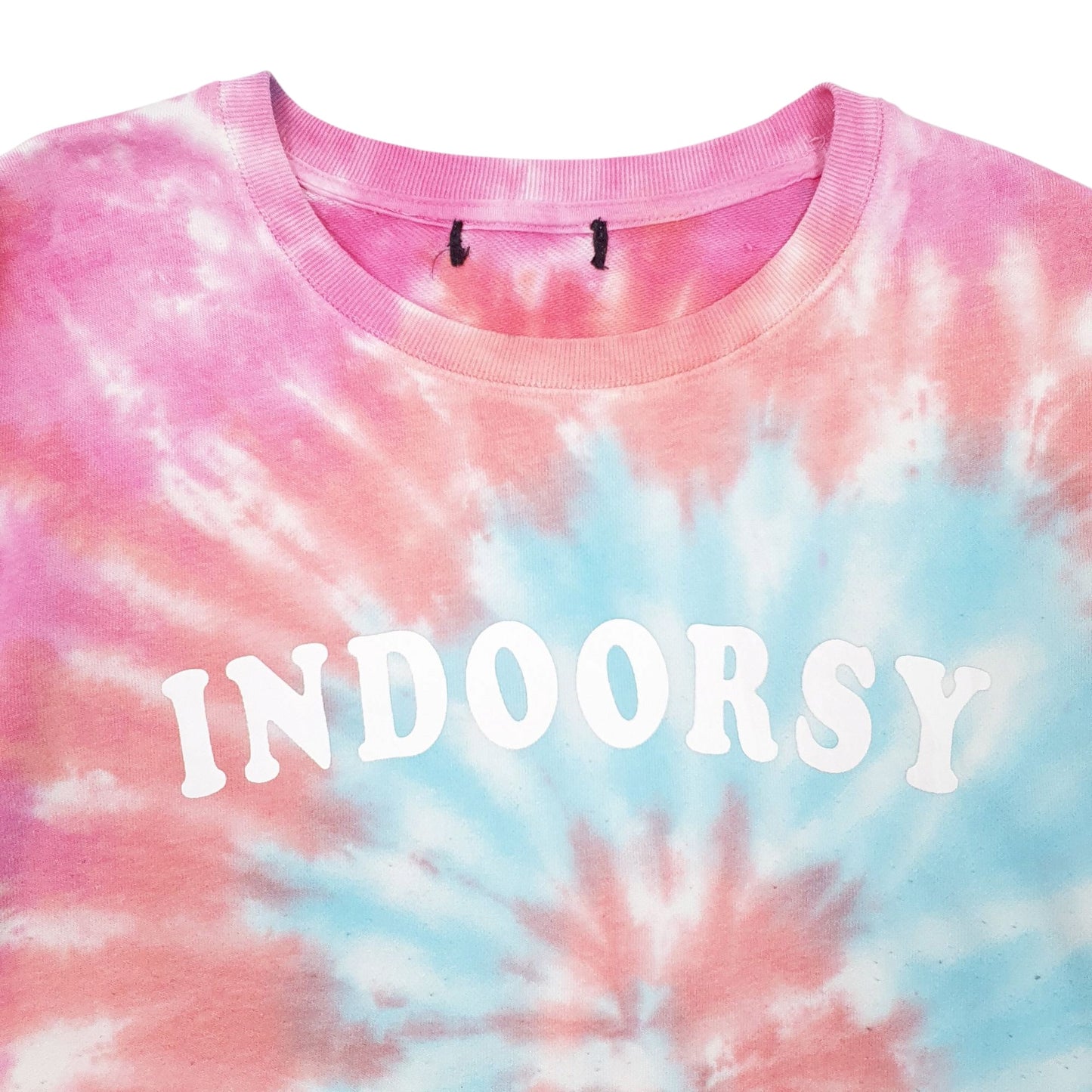 Mens Blue Unbranded Tie Dye Crewneck Jumper