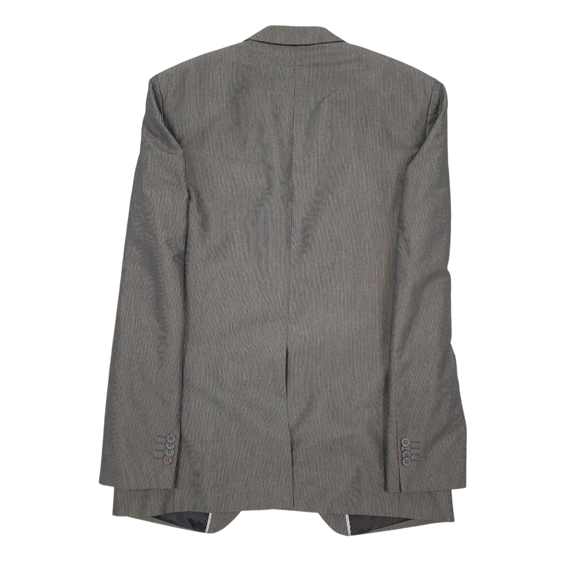 Mens Grey Bogie Slim Fit  Coat