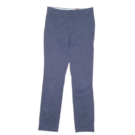 Mens Navy Tommy Hilfiger Tapered Chino Trousers