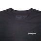 Mens Black Patagonia Spellout Long Sleeve T Shirt