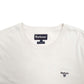 Mens White Barbour  Short Sleeve T Shirt