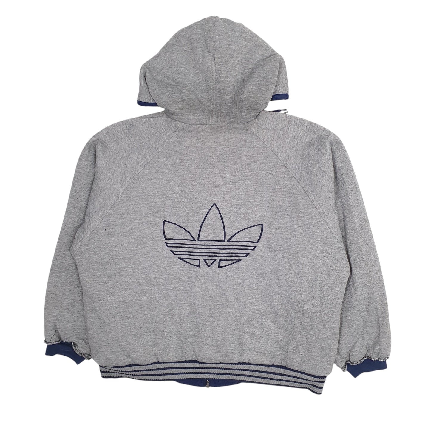 Mens Navy Adidas Reversible Vintage 90s Originals  Coat