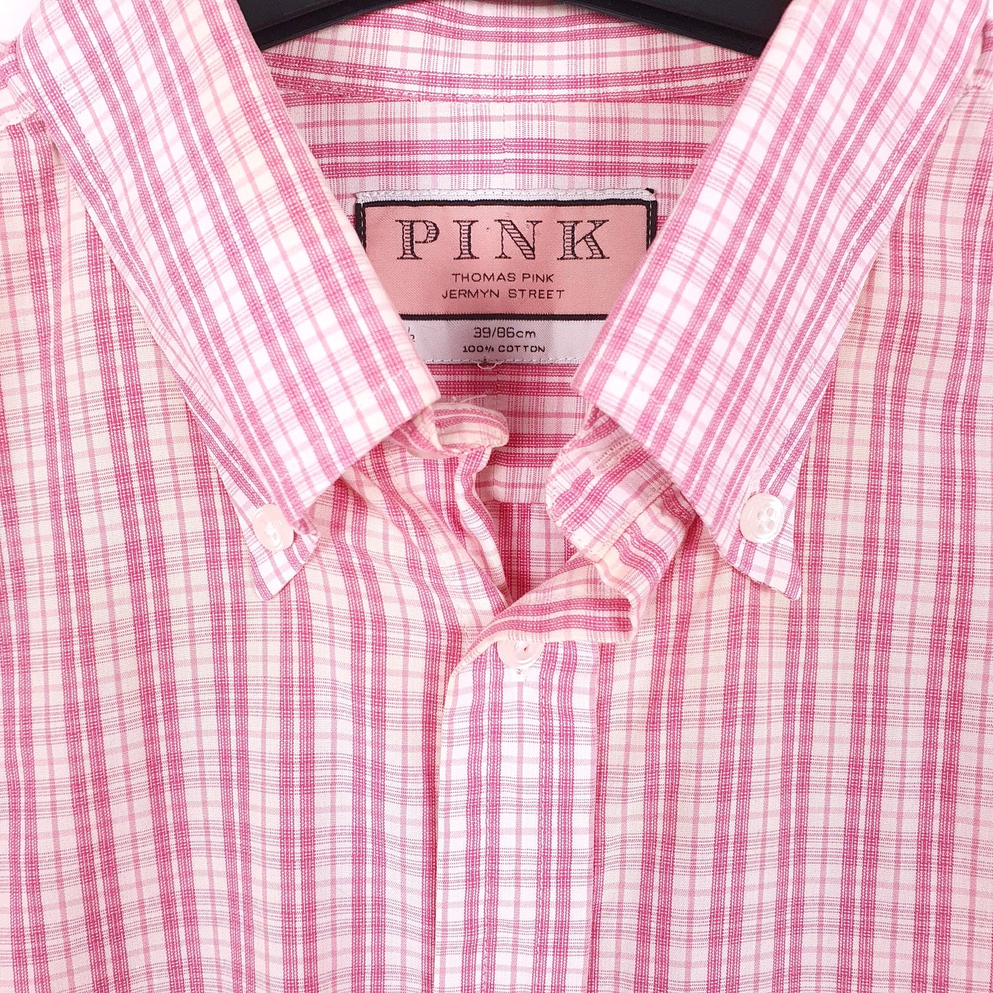 Mens Pink Pink Jermyn Street London Long Sleeve Shirt