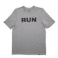 Mens Grey Patagonia Running Run Spellout Sportswear Active Short Sleeve T Shirt