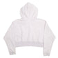 Womens Pink Adidas Crop Top Hoodie Jumper