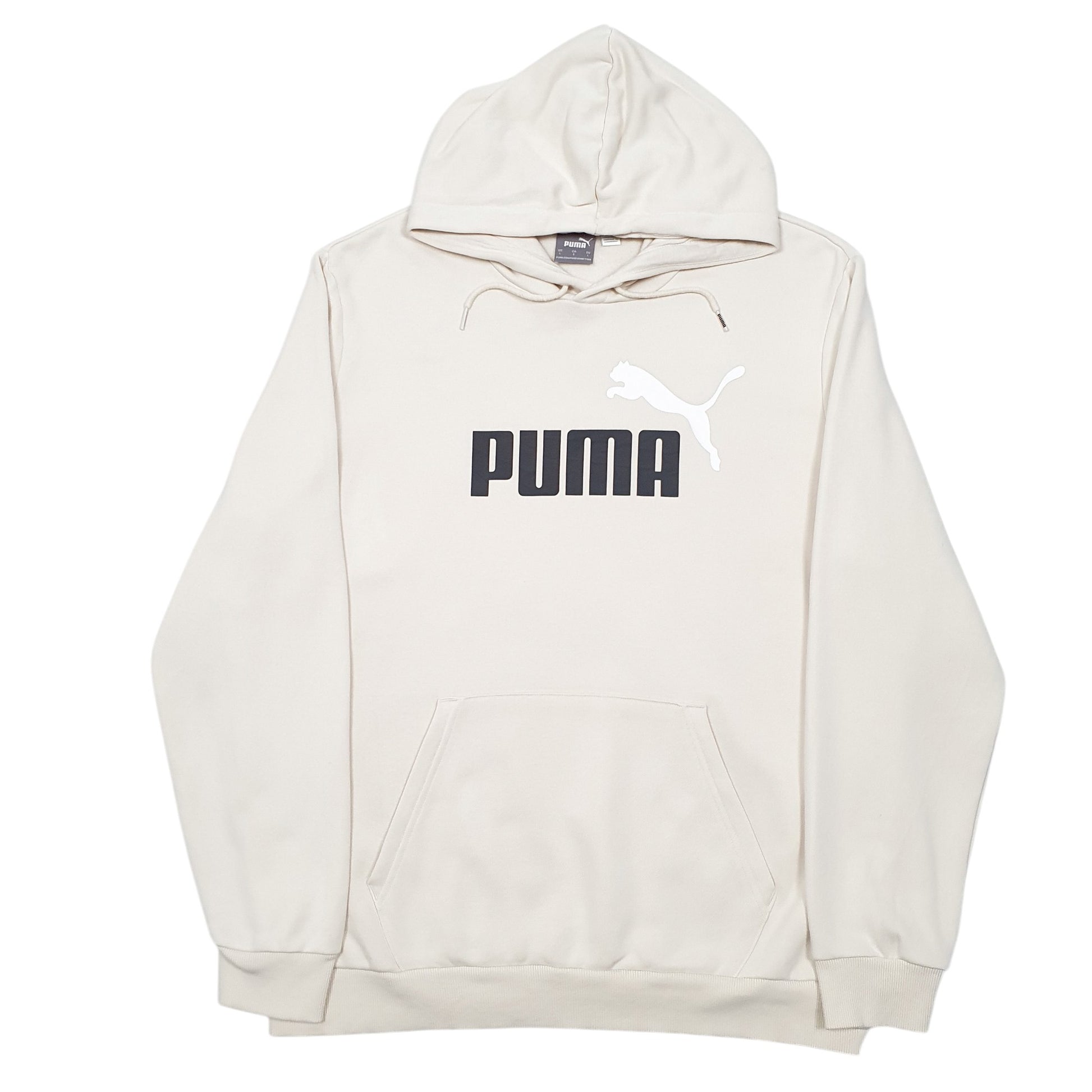 Mens Cream Puma  Hoodie Jumper