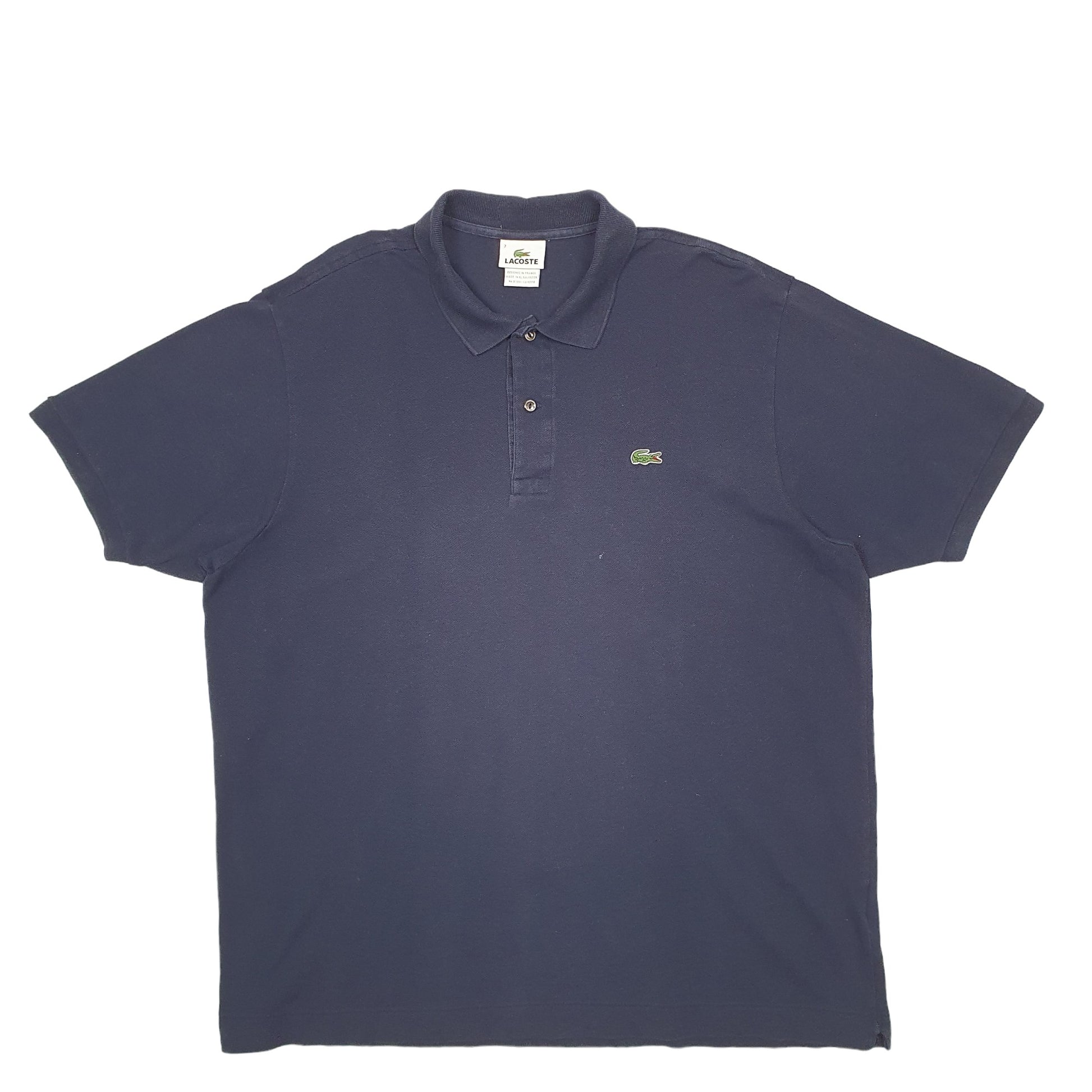 Mens Navy Lacoste  Short Sleeve Polo Shirt