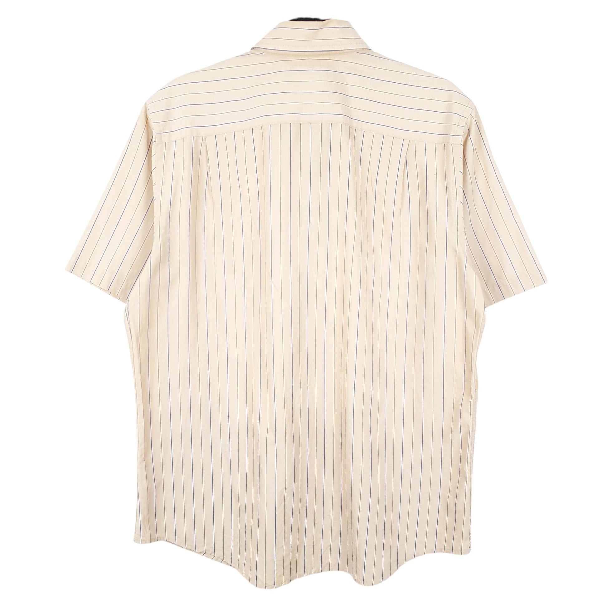 Mens Beige Dockers  Short Sleeve Shirt