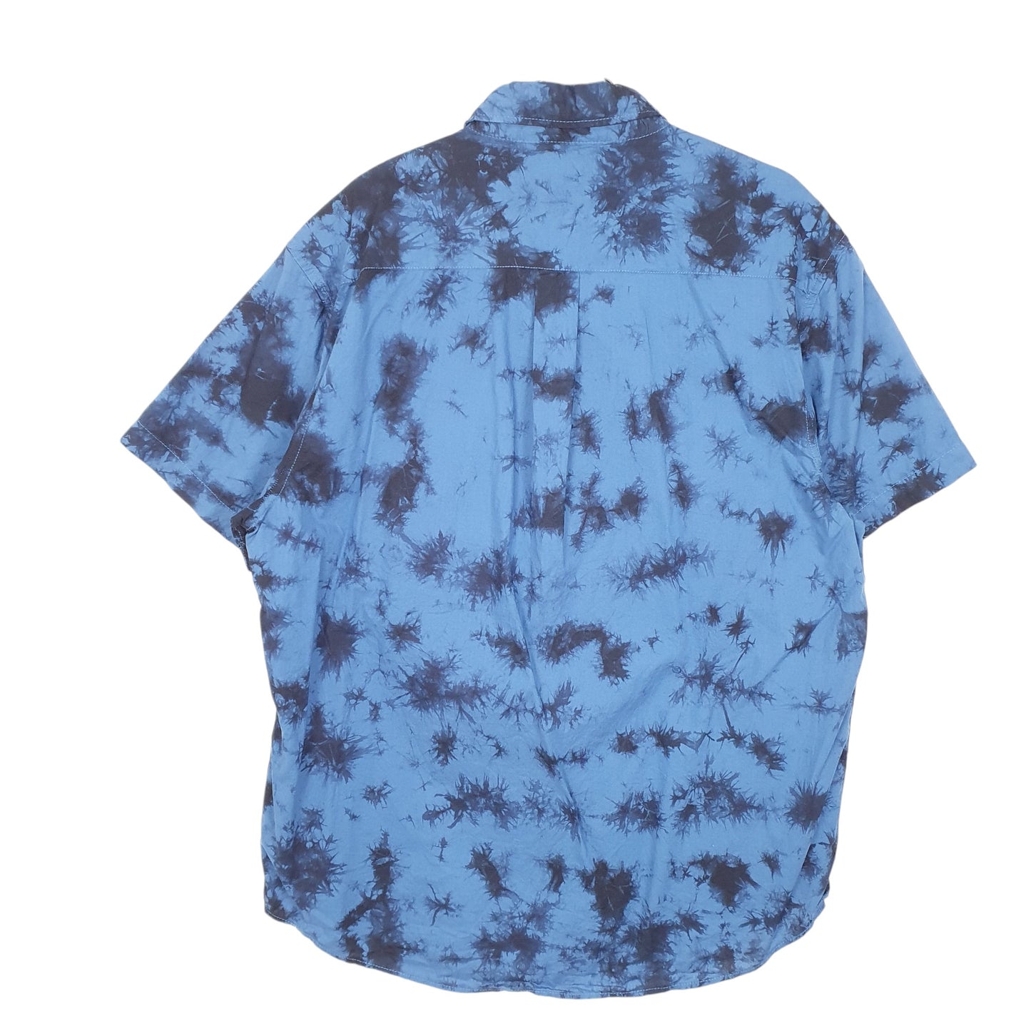 Mens Blue Arizona Jean Co Tie Dye Short Sleeve Shirt
